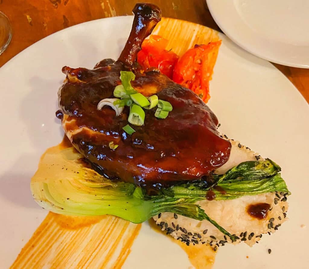 Asian Marinated Airline Chicken from Kona Cafe.