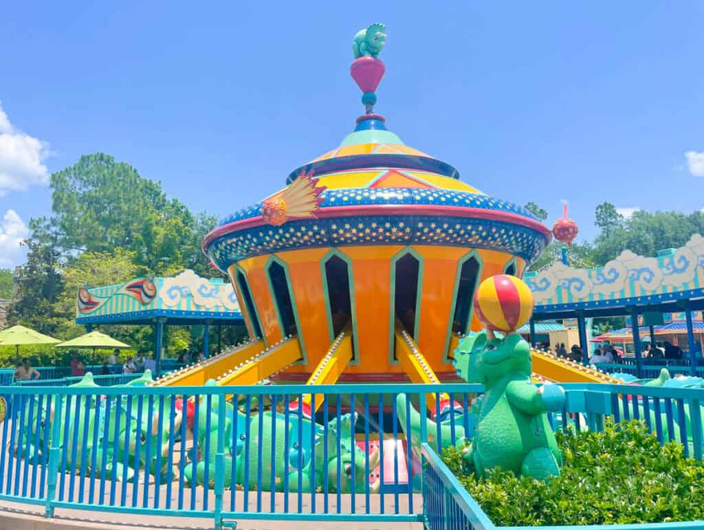 TricerTop Spin at Animal Kingdom.