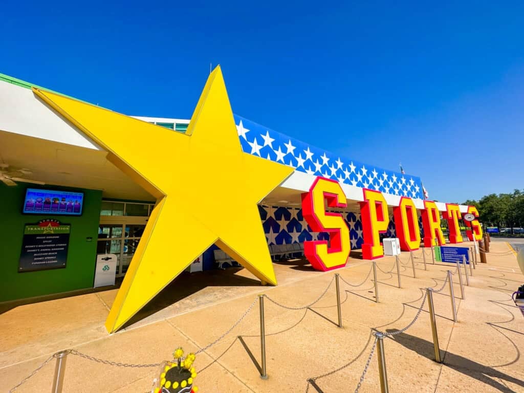 Disney's All Star Sports entrance!