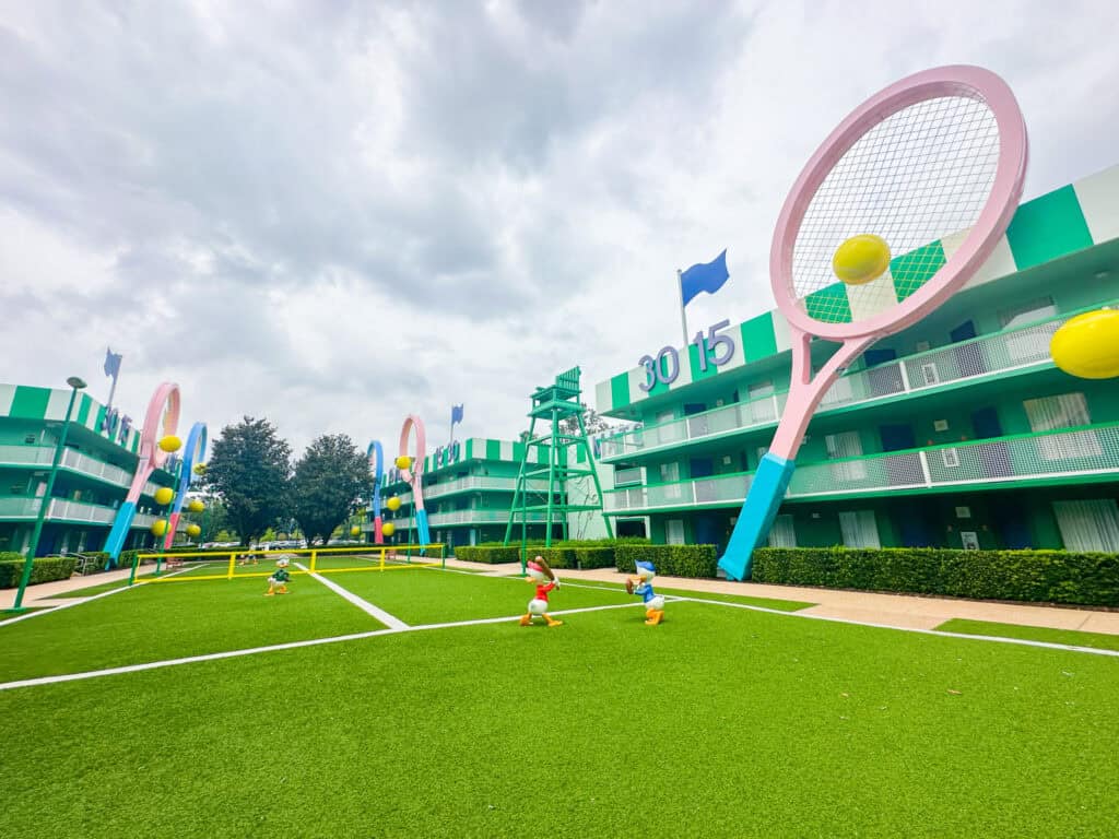 Tennis Area at All star Sports.