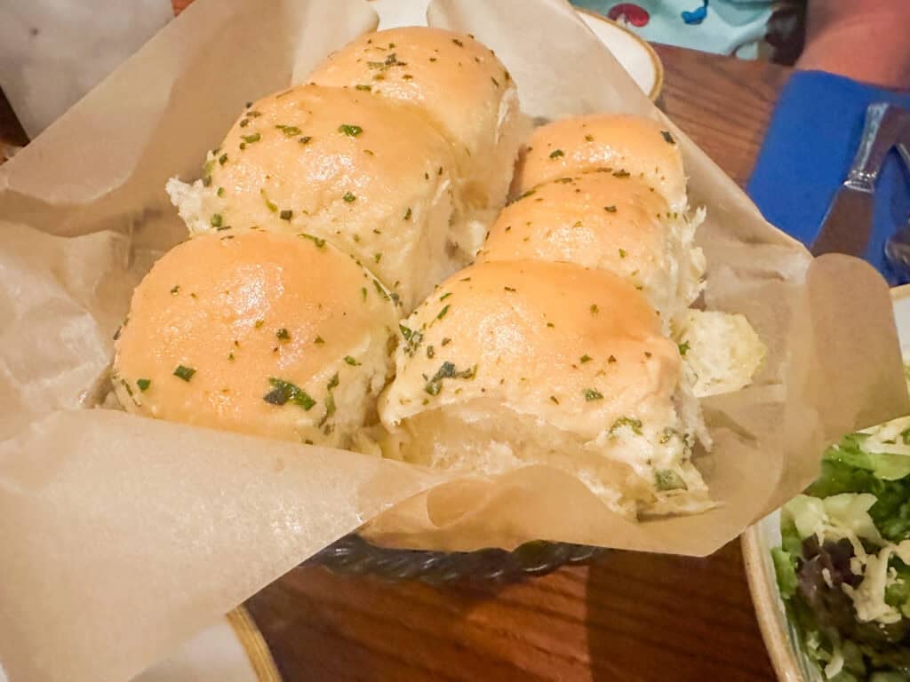 dinner rolls from Liberty Tree Tavern.
