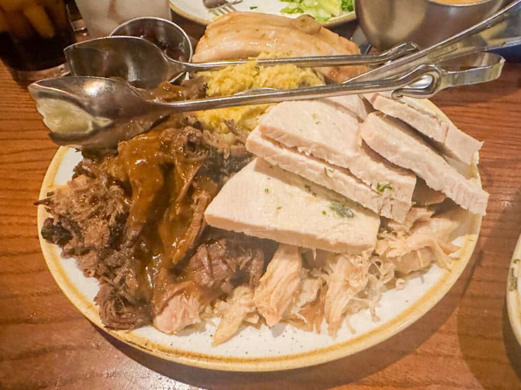 Patriot's Platter from Liberty Tree Tavern.
