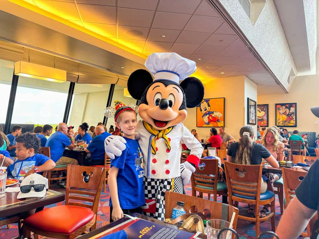 meeting Chef Mickey.