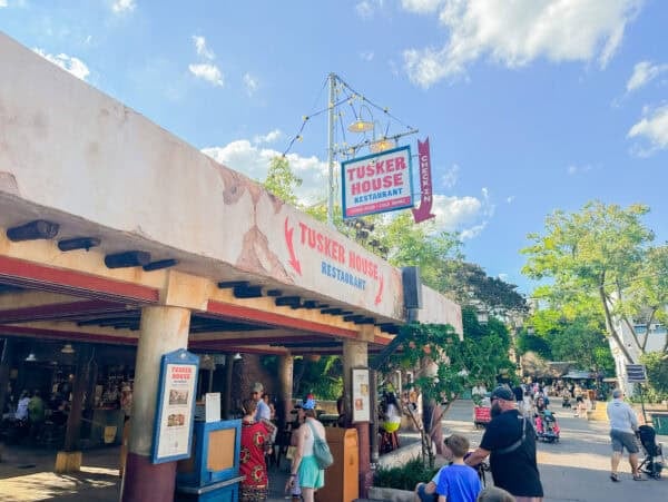 Tusker House Entrance and Sign