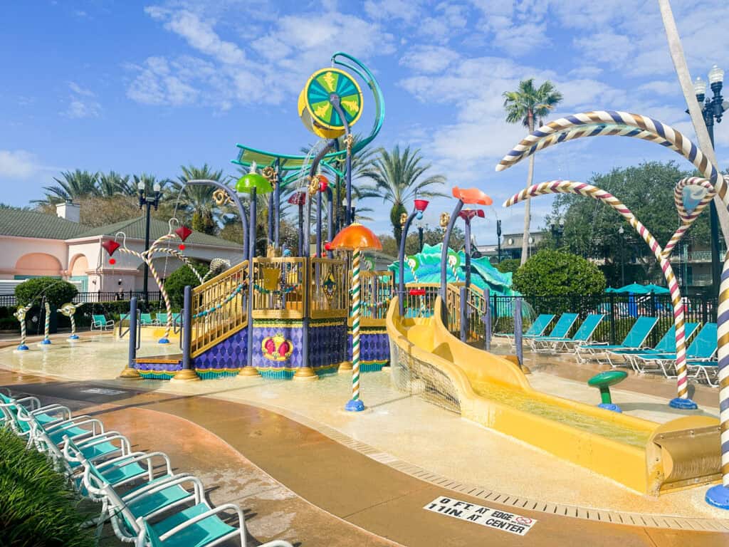 splash play area at Port Orleans.