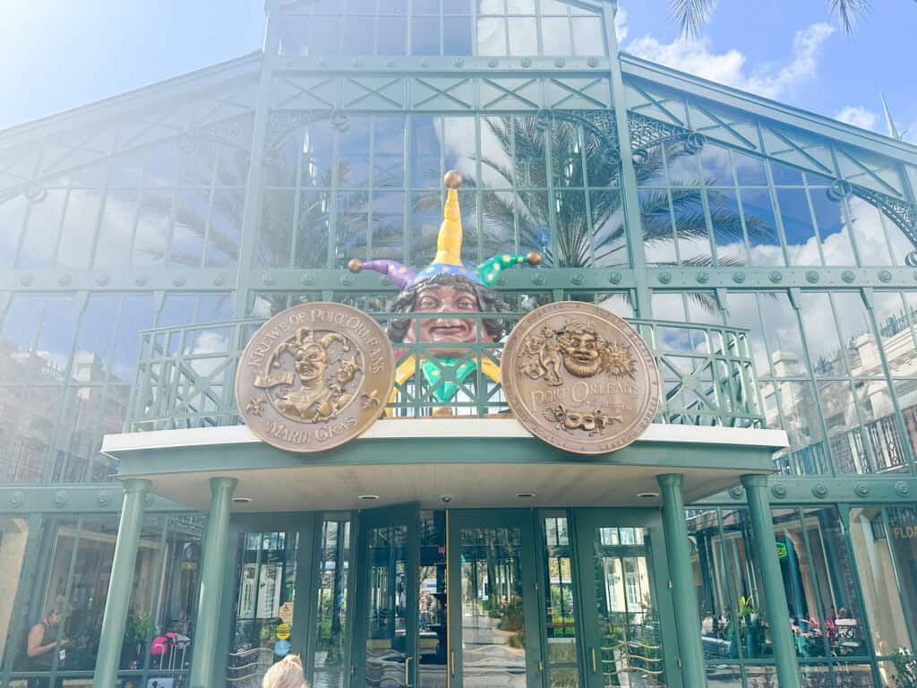 entrance to Port Orleans French Quarter.