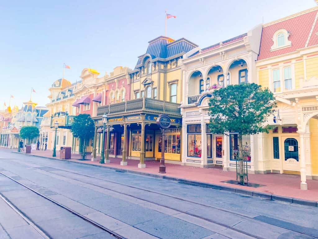 Main Street USA at Magic Kingdom.
