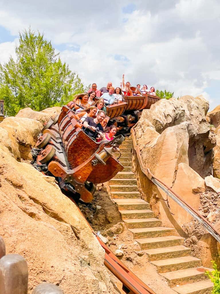 Seven Dwarves Mine Train at Magic Kingdom.